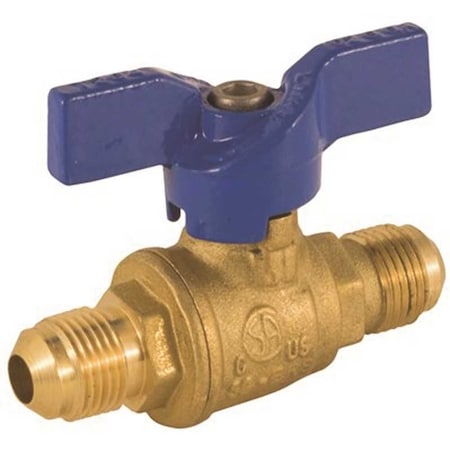 Jomar Valve 5/8 in. Flare X 5/8 in. Flare Gas Ball Valve 101-604